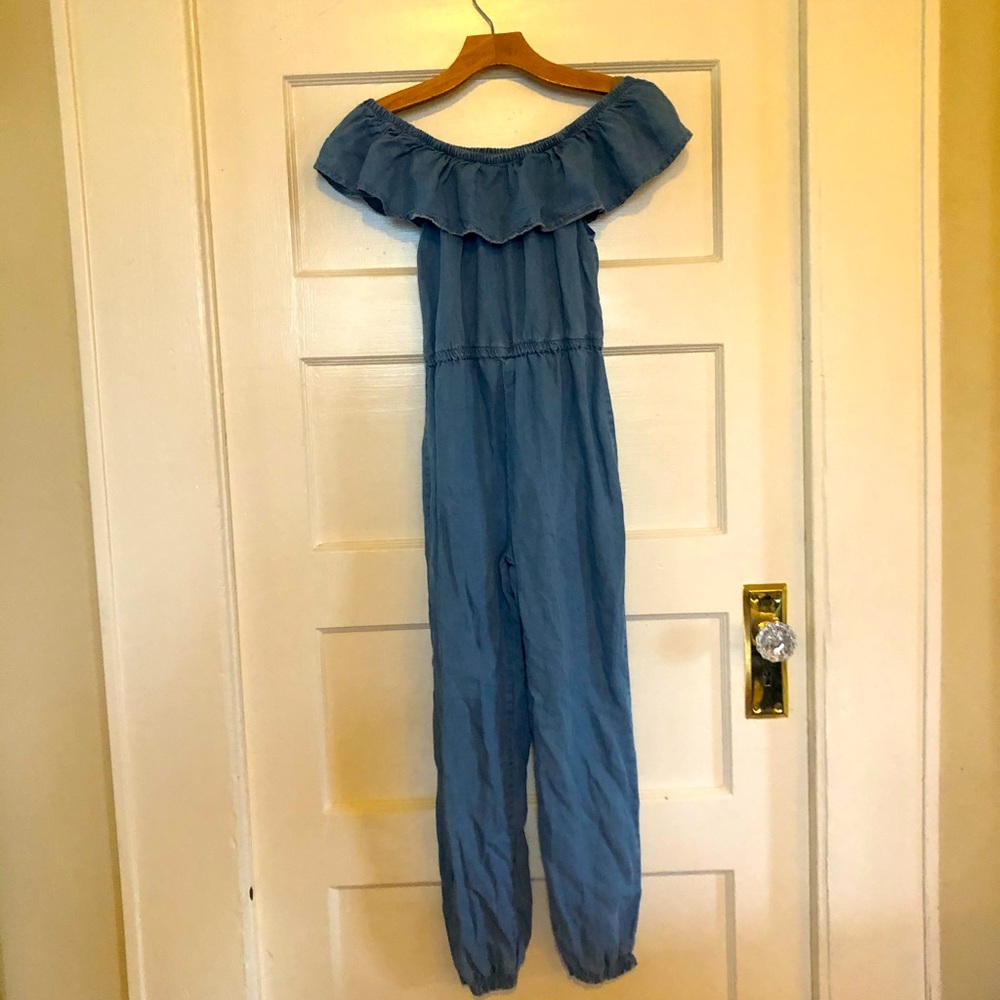 Girls Jean jumpsuit